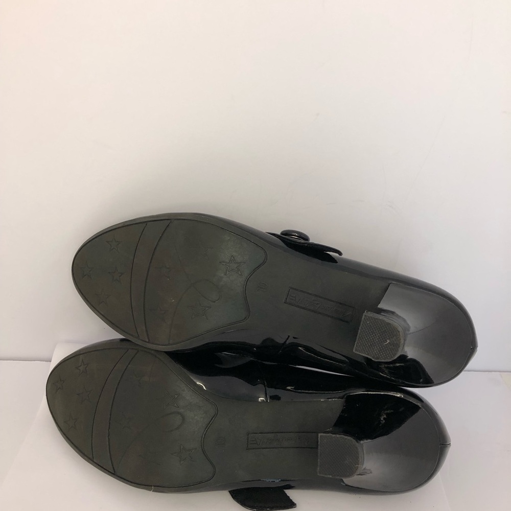 American Eagle Outfitter Black Patent Mary Jane Heels 10 Whimsigoth Classic - Picture 12 of 12